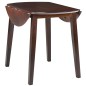 vidaXL Mesa de alas abatibles redonda MDF marrón vidaXL Mesa de alas abatibles redonda MDF marrón