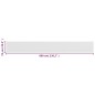 vidaXL Toldo para balcón HDPE 75x600 cm blanco vidaXL Toldo para balcón HDPE 75x600 cm blanco