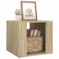 vidaXL Mesita de noche madera contrachapada roble Sonoma 41x40x36 cm vidaXL Mesita de noche madera contrachapada roble Sonoma 41x40x36 cm