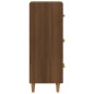 vidaXL Aparador madera de ingeniería marrón roble 34,5x34x90 cm vidaXL Aparador madera de ingeniería marrón roble 34,5x34x90 cm