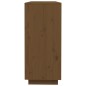 vidaXL Aparador de madera maciza de pino marrón miel 110,35x35x80 cm vidaXL Aparador de madera maciza de pino marrón miel 110,35x35x80 cm