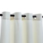 vidaXL Cortinas opacas con anillas 2 pzas terciopelo crema 140x245 cm vidaXL Cortinas opacas con anillas 2 pzas terciopelo crema 140x245 cm
