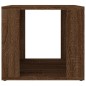 vidaXL Mesita de noche madera contrachapada roble marrón 41x40x36 cm