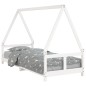 vidaXL Estructura de cama para niños madera de pino blanco 80x200 cm vidaXL Estructura de cama para niños madera de pino blanco 80x200 cm