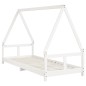 vidaXL Estructura de cama para niños madera de pino blanco 80x200 cm vidaXL Estructura de cama para niños madera de pino blanco 80x200 cm