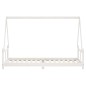 vidaXL Estructura de cama para niños madera de pino blanco 80x200 cm vidaXL Estructura de cama para niños madera de pino blanco 80x200 cm