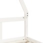 vidaXL Estructura de cama para niños madera de pino blanco 80x200 cm vidaXL Estructura de cama para niños madera de pino blanco 80x200 cm