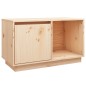 vidaXL Mueble de TV de madera maciza de pino 74x35x44 cm