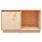 vidaXL Mueble de TV de madera maciza de pino 74x35x44 cm