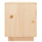 vidaXL Mueble de TV de madera maciza de pino 74x35x44 cm