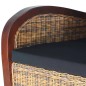 vidaXL Sillón de ratán tejido a mano 