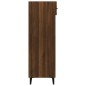 vidaXL Mueble zapatero madera contrachapada roble marrón 60x35x105 cm