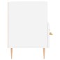 vidaXL Mueble para TV madera contrachapada blanco 80x36x50 cm