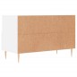 vidaXL Mueble para TV madera contrachapada blanco 80x36x50 cm