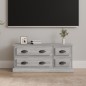 vidaXL Mueble para TV madera contrachapada gris Sonoma 100x35,5x45 cm