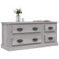 vidaXL Mueble para TV madera contrachapada gris Sonoma 100x35,5x45 cm