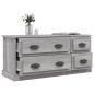 vidaXL Mueble para TV madera contrachapada gris Sonoma 100x35,5x45 cm