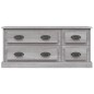 vidaXL Mueble para TV madera contrachapada gris Sonoma 100x35,5x45 cm