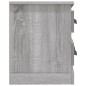 vidaXL Mueble para TV madera contrachapada gris Sonoma 100x35,5x45 cm