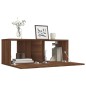 vidaXL Mueble para TV madera contrachapada roble marrón 80x30x30 cm vidaXL Mueble para TV madera contrachapada roble marrón 80x30x30 cm