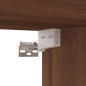 vidaXL Mueble para TV madera contrachapada roble marrón 80x30x30 cm vidaXL Mueble para TV madera contrachapada roble marrón 80x30x30 cm