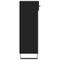 vidaXL Zapatero madera de ingeniería negro 60x35x105 cm vidaXL Zapatero madera de ingeniería negro 60x35x105 cm