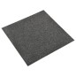 vidaXL Baldosas de suelo de moqueta 20 uds 5m² 50x50cm gris antracita vidaXL Baldosas de suelo de moqueta 20 uds 5m² 50x50cm gris antracita