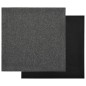 vidaXL Baldosas de suelo de moqueta 20 uds 5m² 50x50cm gris antracita vidaXL Baldosas de suelo de moqueta 20 uds 5m² 50x50cm gris antracita