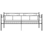 vidaXL Estructura de sofá cama de metal negro 90x200 cm vidaXL Estructura de sofá cama de metal negro 90x200 cm
