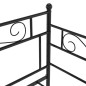 vidaXL Estructura de sofá cama de metal negro 90x200 cm vidaXL Estructura de sofá cama de metal negro 90x200 cm