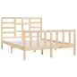 vidaXL Estructura de cama madera maciza 150x200 cm vidaXL Estructura de cama madera maciza 150x200 cm