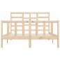 vidaXL Estructura de cama madera maciza 150x200 cm vidaXL Estructura de cama madera maciza 150x200 cm