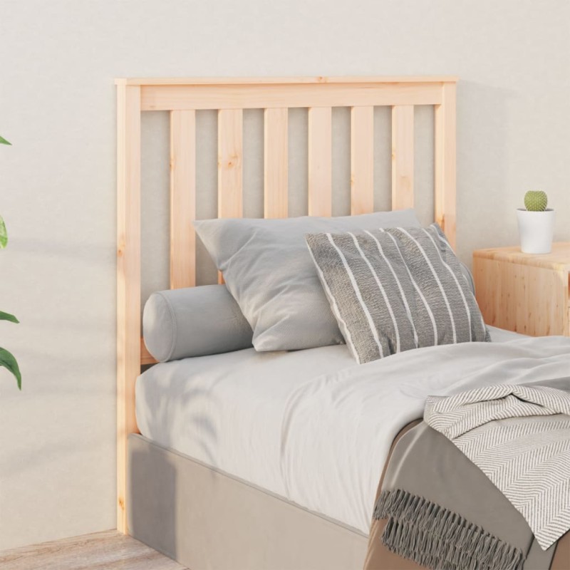 vidaXL Cabecero de cama madera maciza de pino 96x6x101 cm vidaXL Cabecero de cama madera maciza de pino 96x6x101 cm