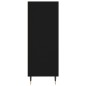 vidaXL Estantería madera de ingeniería negro 69,5x32,5x90 cm vidaXL Estantería madera de ingeniería negro 69,5x32,5x90 cm