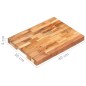 vidaXL Tabla de cortar de madera maciza de acacia 40x30x4 cm vidaXL Tabla de cortar de madera maciza de acacia 40x30x4 cm