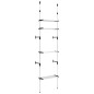 vidaXL Sistema de armario telescópico con estantes aluminio vidaXL Sistema de armario telescópico con estantes aluminio