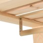 vidaXL Perchero de ropa de madera maciza de pino 110x38x170 cm vidaXL Perchero de ropa de madera maciza de pino 110x38x170 cm