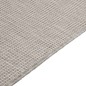 vidaXL Alfombra de exterior de tejido plano gris taupe 140x200 cm