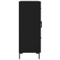 vidaXL Aparador de madera de ingeniería negro 69,5x34x90 cm vidaXL Aparador de madera de ingeniería negro 69,5x34x90 cm