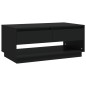 vidaXL Mesa de centro madera contrachapada negro 102,5x55x44 cm vidaXL Mesa de centro madera contrachapada negro 102,5x55x44 cm