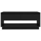 vidaXL Mesa de centro madera contrachapada negro 102,5x55x44 cm vidaXL Mesa de centro madera contrachapada negro 102,5x55x44 cm