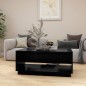 vidaXL Mesa de centro madera contrachapada negro 102,5x55x44 cm vidaXL Mesa de centro madera contrachapada negro 102,5x55x44 cm