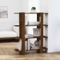 vidaXL Estantería/divisor de espacios roble marrón 100x30x123,5 cm vidaXL Estantería/divisor de espacios roble marrón 100x30x123,5 cm