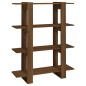 vidaXL Estantería/divisor de espacios roble marrón 100x30x123,5 cm vidaXL Estantería/divisor de espacios roble marrón 100x30x123,5 cm