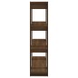 vidaXL Estantería/divisor de espacios roble marrón 100x30x123,5 cm vidaXL Estantería/divisor de espacios roble marrón 100x30x123,5 cm