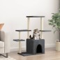 vidaXL Rascador para gatos con postes de sisal gris oscuro 97,5 cm vidaXL Rascador para gatos con postes de sisal gris oscuro 97,5 cm