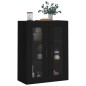 vidaXL Armario de pared negro 69,5x34x90 cm vidaXL Armario de pared negro 69,5x34x90 cm