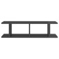 vidaXL Estantes de pared 2 uds contrachapada gris brillo 75x18x20 cm vidaXL Estantes de pared 2 uds contrachapada gris brillo 75x18x20 cm