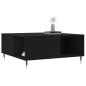 vidaXL Mesa de centro madera contrachapada negro 80x80x36,5 cm vidaXL Mesa de centro madera contrachapada negro 80x80x36,5 cm