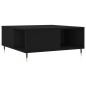 vidaXL Mesa de centro madera contrachapada negro 80x80x36,5 cm vidaXL Mesa de centro madera contrachapada negro 80x80x36,5 cm